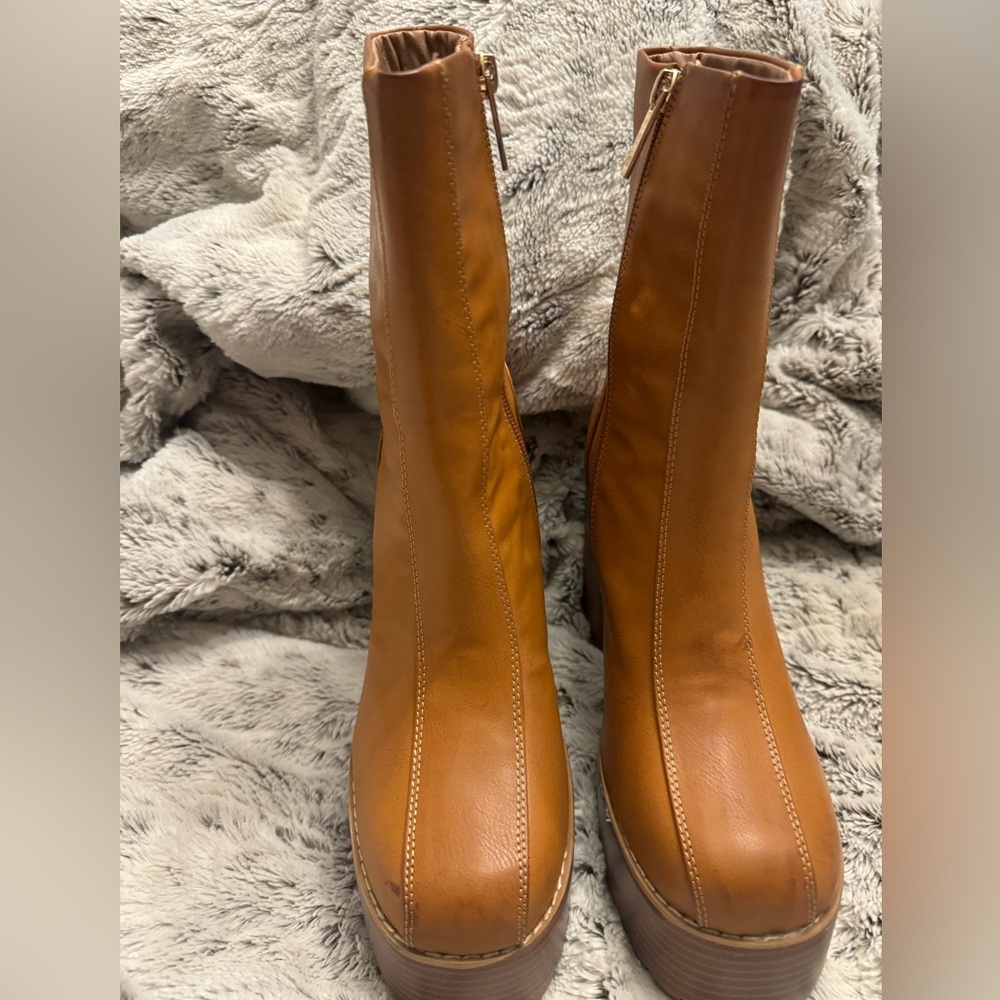 ASOS Brown Platform Boots